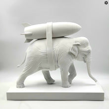 Load image into Gallery viewer, Banksy - Elephant With Bomb (White figure) by Medicom Toy and Brandalism