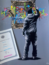Load image into Gallery viewer, MARTIN WHATSON - FRAMED GREY P.P. HAND FINISHED