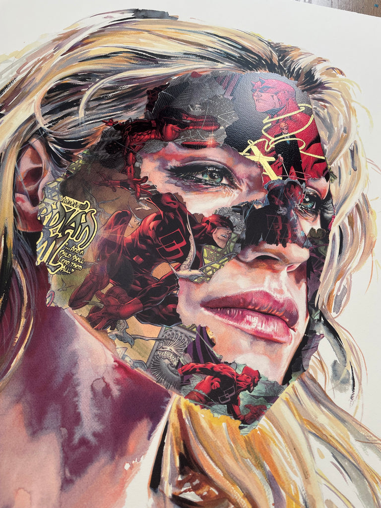SANDRA CHEVRIER LA CAGE ET L'ACTE DE FOI GOLD LEAF Exclusiveurbanart