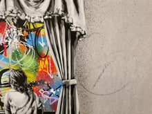 Load image into Gallery viewer, MARTIN WHATSON - FIGURE AT THE WINDOW REVERSE UNIQUE CANVAS