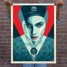 Load image into Gallery viewer, SHEPARD FAIREY -JUSTICE WOMEN RED