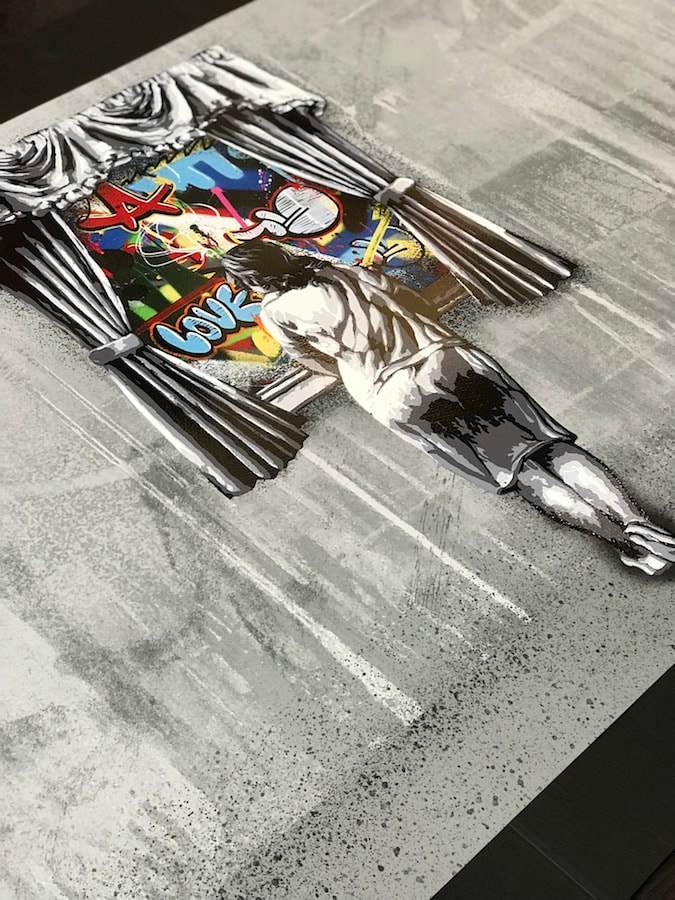 MARTIN WHATSON - FIGURE AT THE WINDOW REVERSE