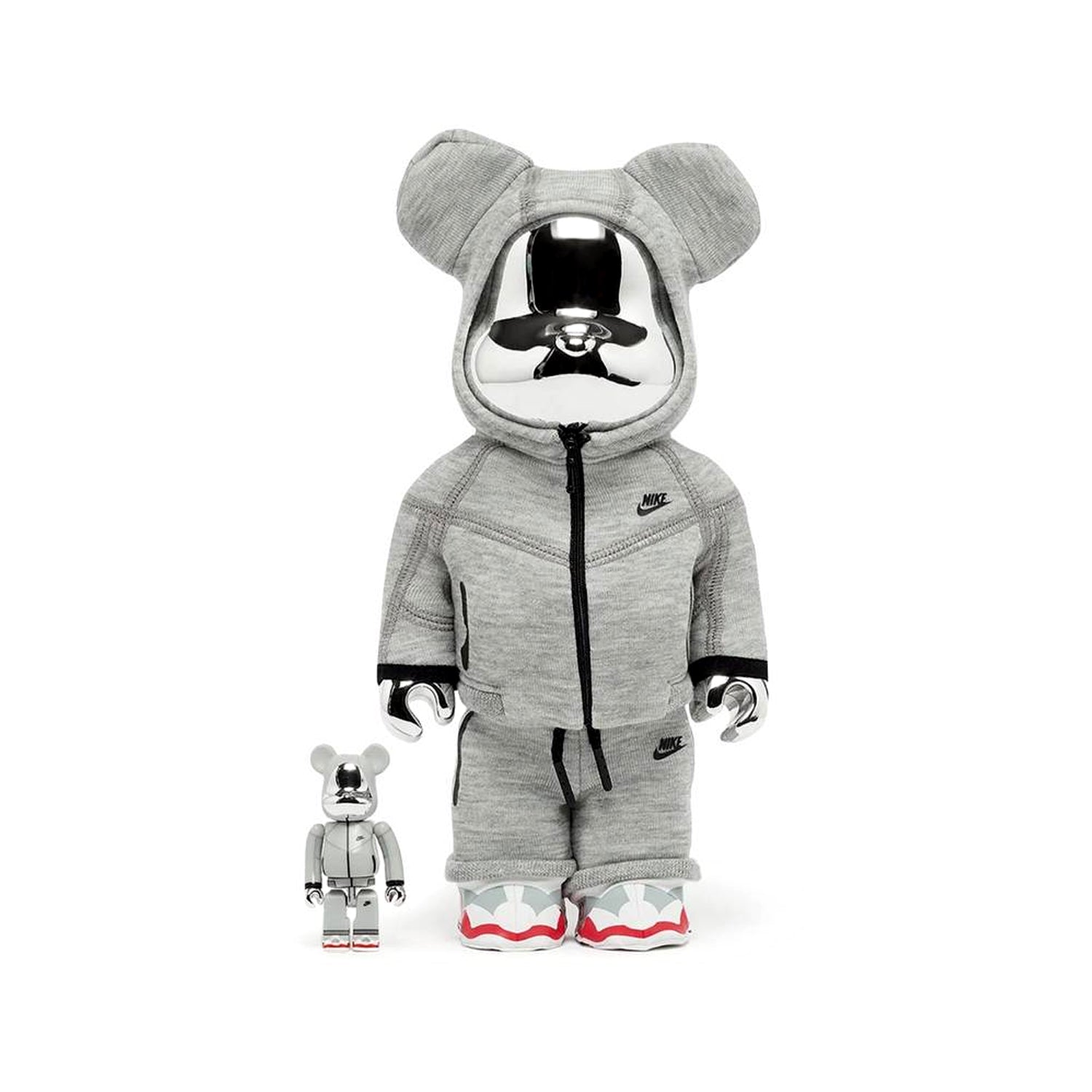 BE@RBRICK - 400% & 100% SET NIKE TECH FLEECE N98 BY MEDICOM TOY