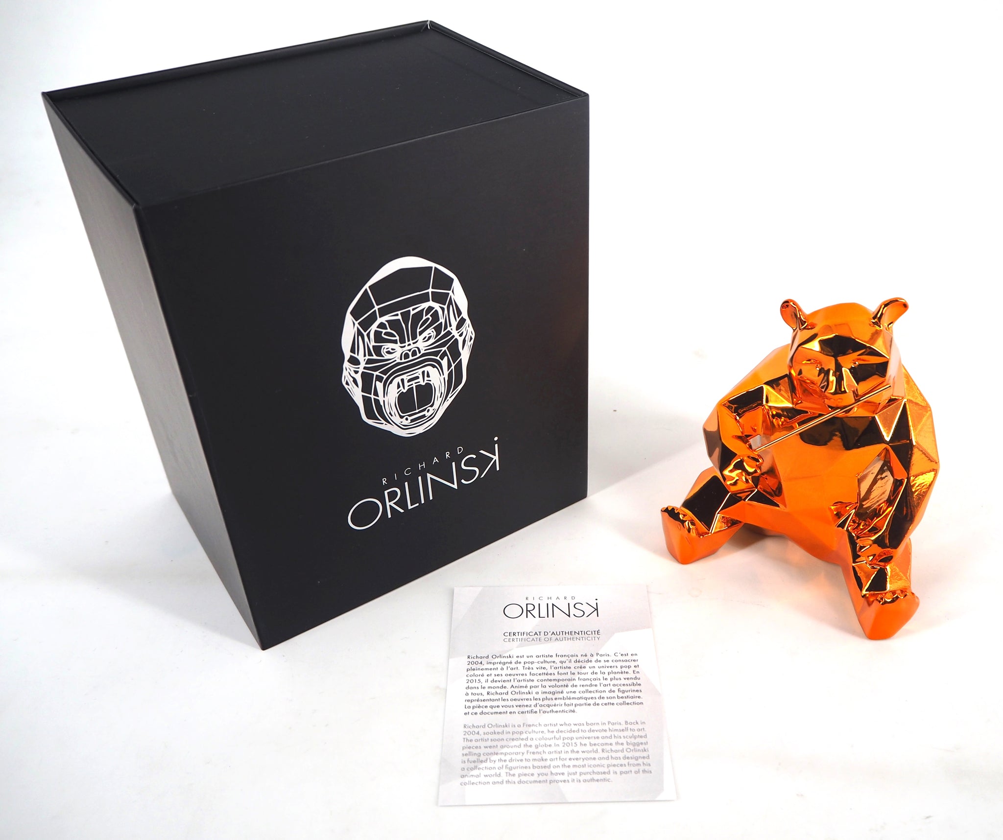 リチャード オーリンスキー パンダ Panda Spirit オレンジ ▷ Panda Spirit Orange Edition by Richard Orlinski, 2022