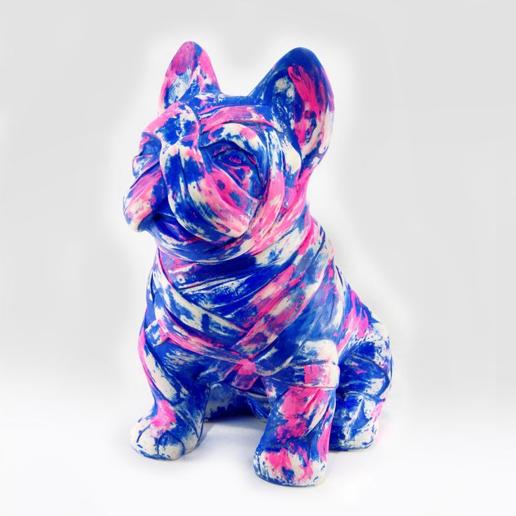 STATHIS ALEXOPOULOS - FRENCH BULLDOG MULTICOLORED BIG BUBBLE