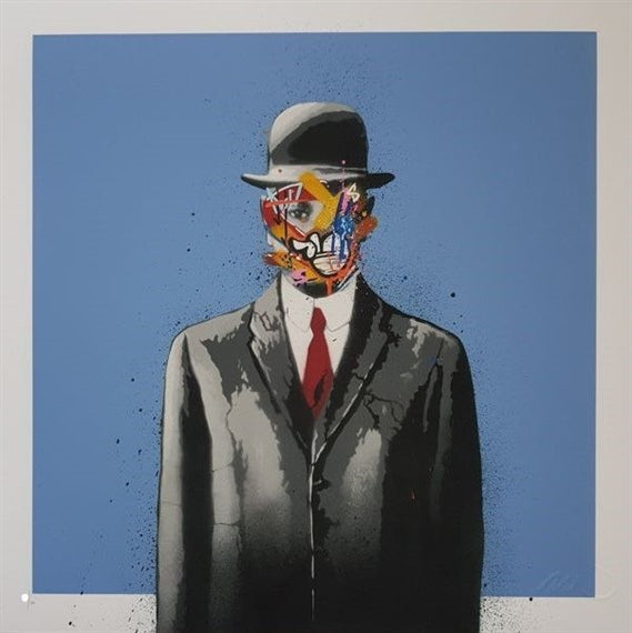 MARTIN WHATSON - SON OF MAN BLUE 30x30 CM - PRINTED PROOF