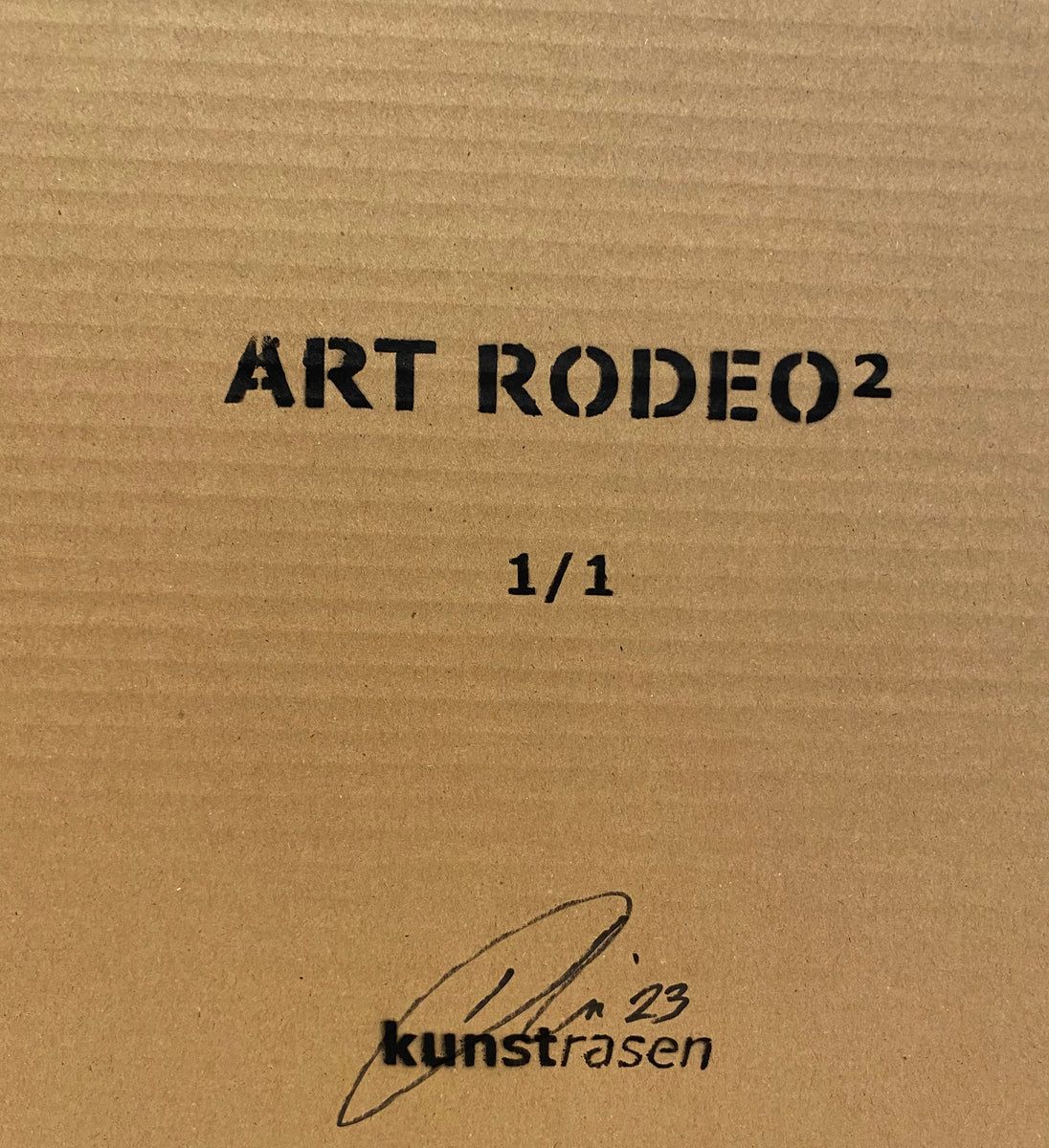 KUNSTRASEN - ART RODEO 2 Cardboard – Exclusiveurbanart