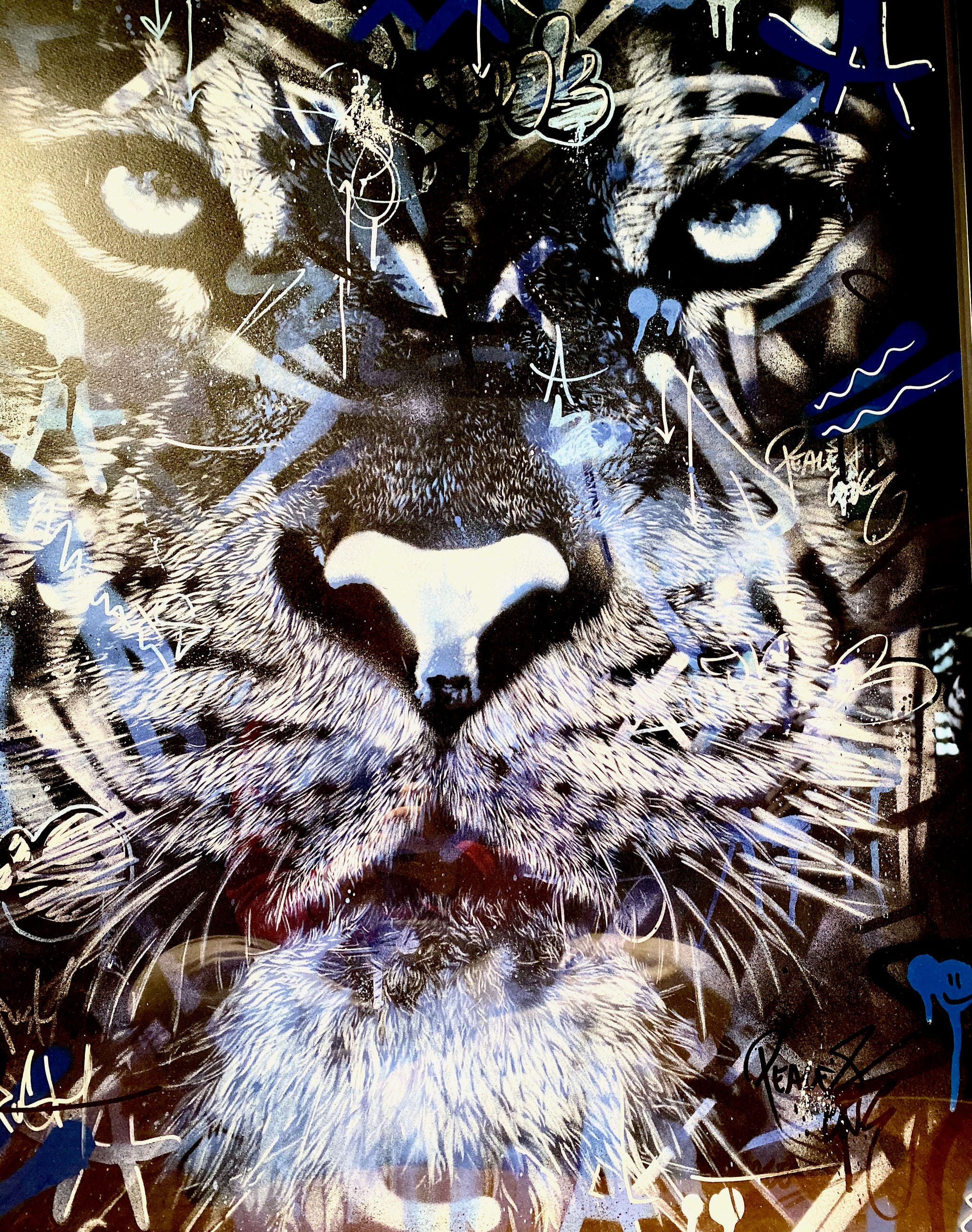 今季一番 x WHATSON MARTIN SNIK Exclusiveurbanart – TIGER - 版画