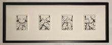 Load image into Gallery viewer, KAWS -URGE FOUR PLATE PRINT SET FRAMED
