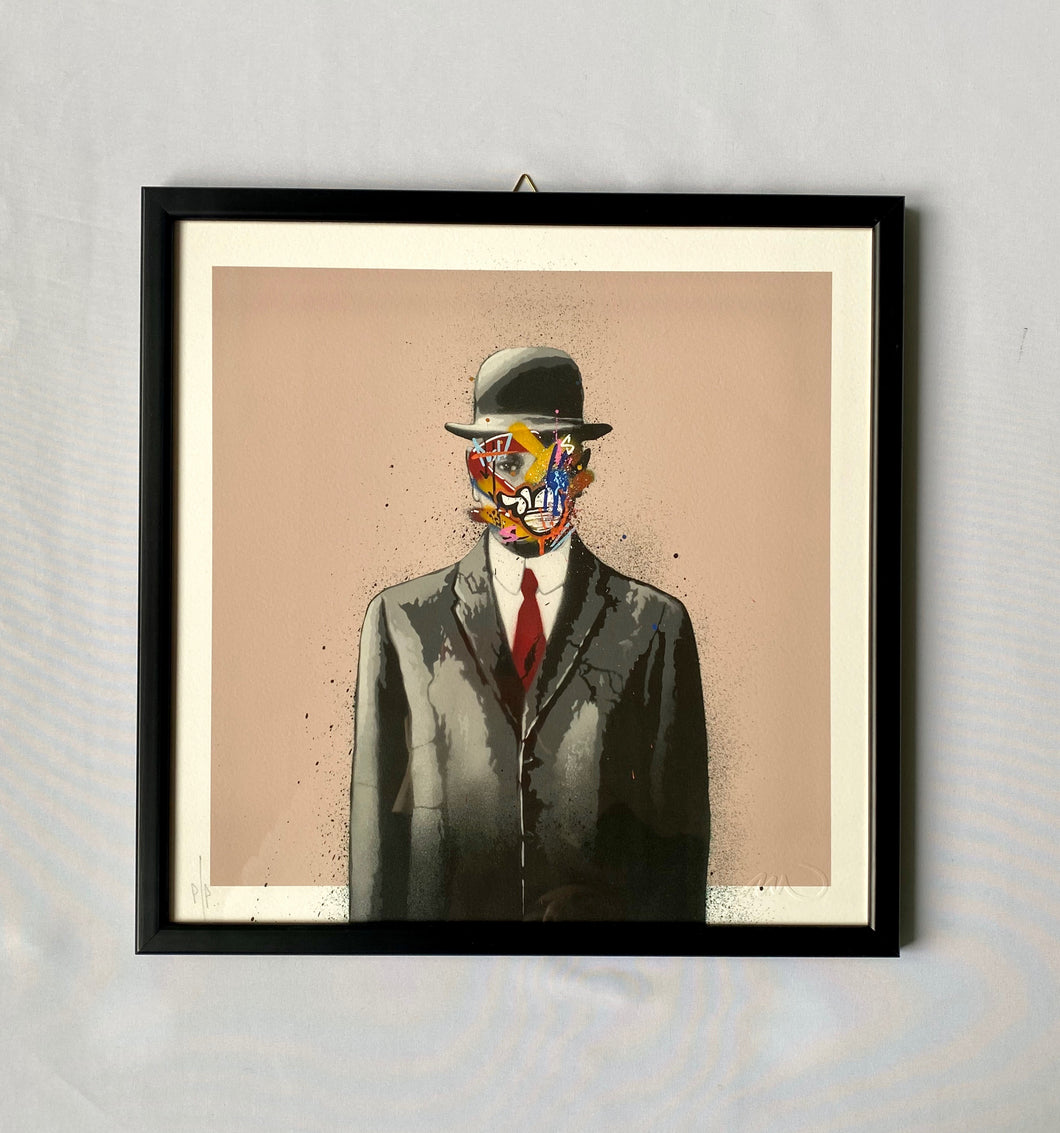 MARTIN WHATSON - SON OF MAN PINK 30x30 CM - PRINTED PROOF