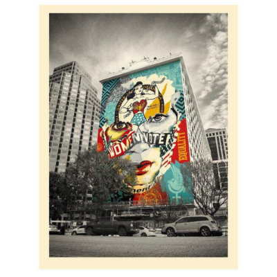 SHEPARD FAIREY (OBEY) x SANDRA CHERVIER - THE BEAUTY OF LIBERTY AND EQUALITY