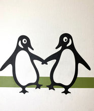 Load image into Gallery viewer, JAMESON ROBINSON - DANCING PENGUINS and  BARCODE PENGUIN BRICK reserved
