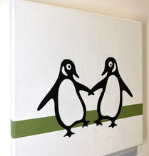 Load image into Gallery viewer, JAMESON ROBINSON - DANCING PENGUINS and  BARCODE PENGUIN BRICK reserved
