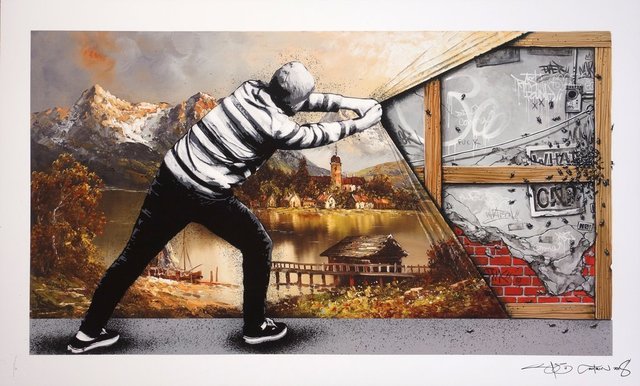 MARTIN WHATSON & PEZ - BEHIND THE CURTAIN (THE WALL) PP
